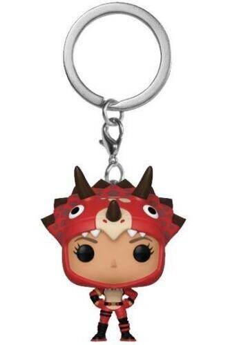 Fortnite Pocket POP! Vinyl Keychain Tricera Ops 4 cm-nuovo