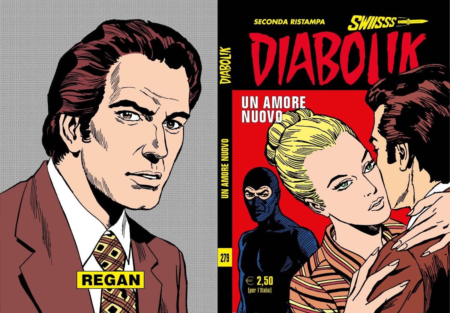 Diabolik Swiss - seconda ristampa - N.279 - UN AMORE NUOVO