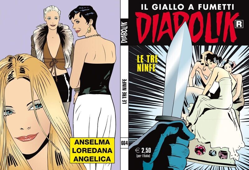 Diabolik ristampa - N.664 - LE TRE NINFE