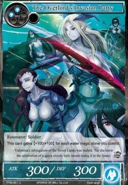 The Overlord's Invasion Party- FOW -TTW-ITA-NM-foil