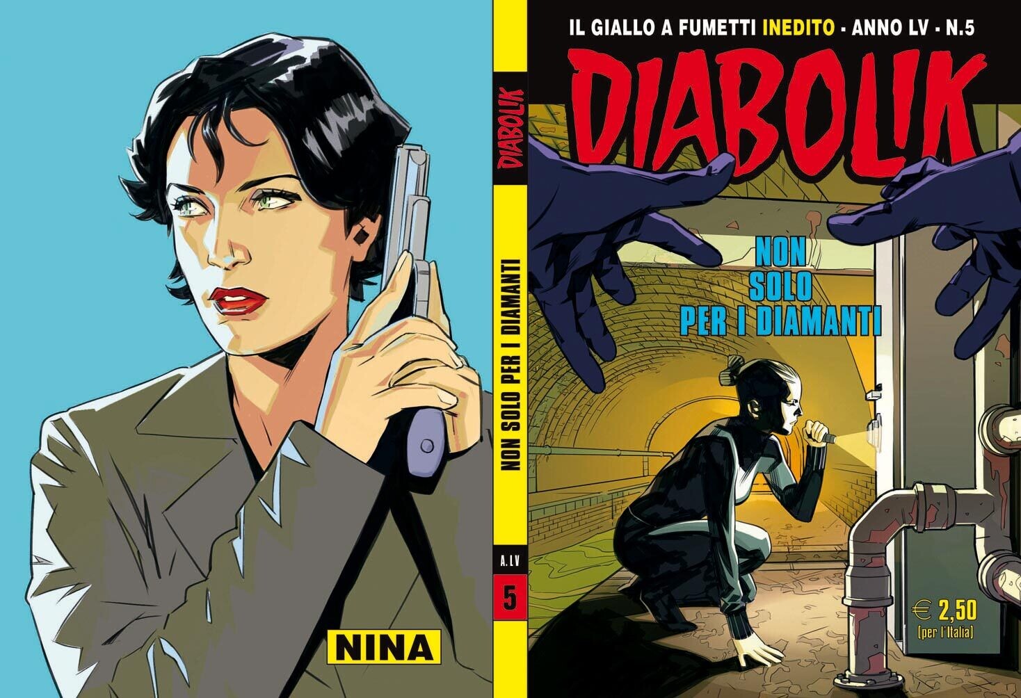 Diabolik - Anno LV - N.5 - NON SOLO PER I DIAMANTI