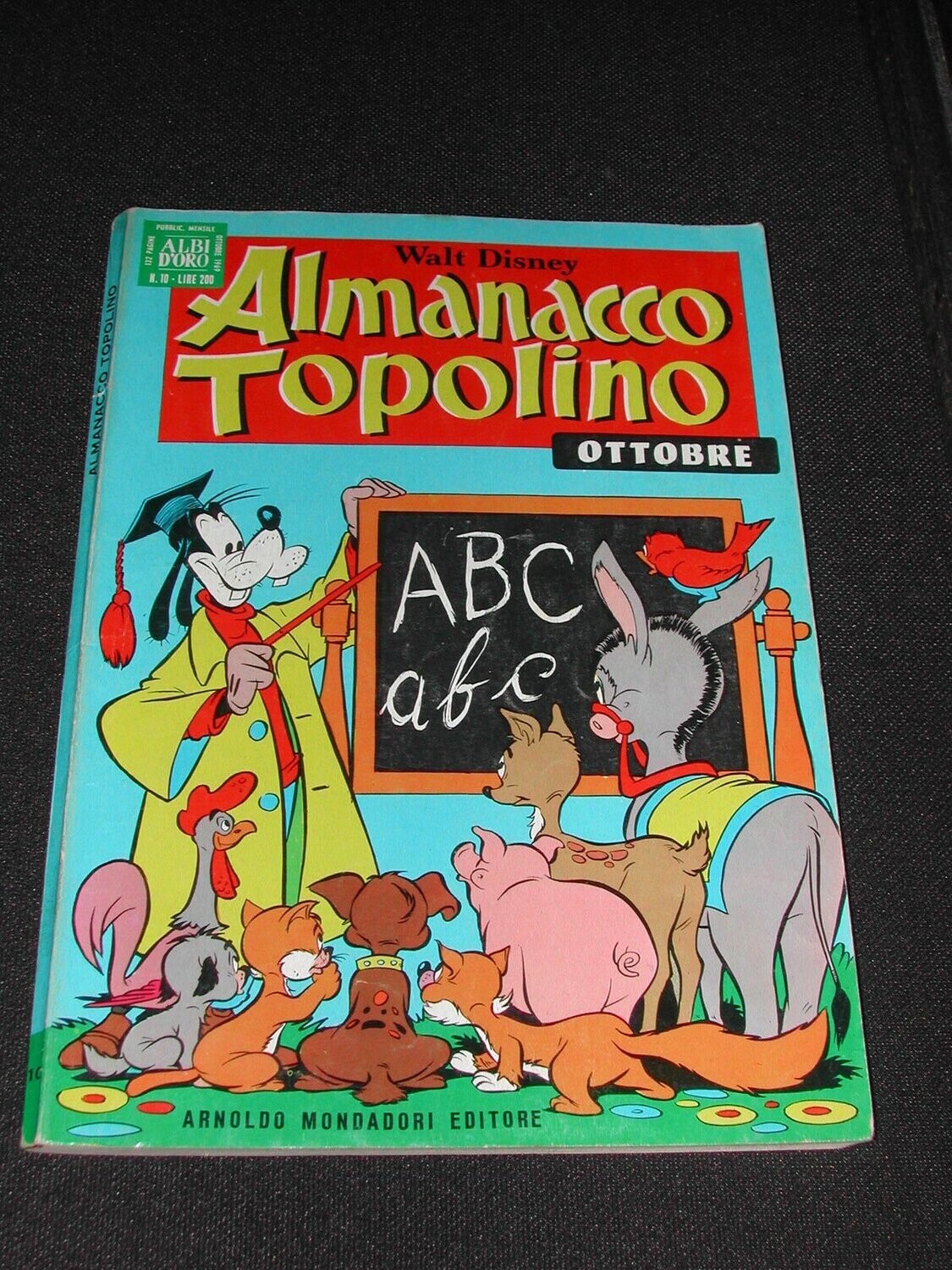 Almanacco Topolino N.10 - Ottobre 1969 - Mondadori