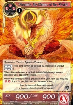 Phoenix, the Flame of the World- FOW -TTW-ITA-NM-foil