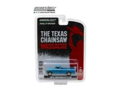 Greenlight - Modellino 1971 CHEVROLET C-10 Scala 1/64 Texas chainsaw