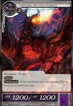 Nidhogg, the Hell Dragon- FOW -S-EN-NM-foil