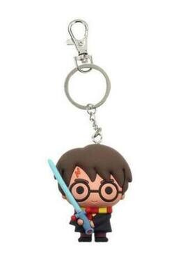 Harry Potter Rubber Keychain Harry Potter with Sword 7 cm