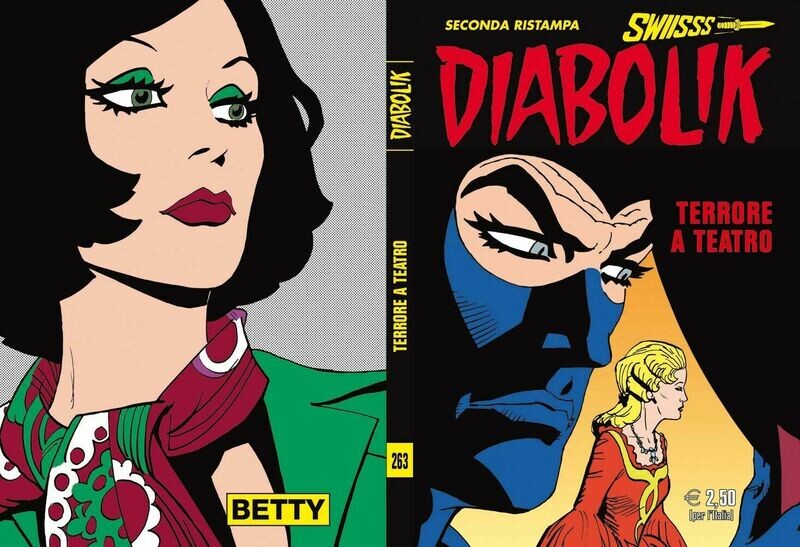Diabolik Swiss - seconda ristampa - N.263 - Terrore a teatro (come nuovo)