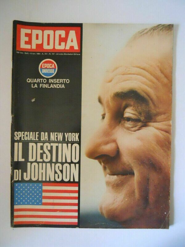 epoca rivista vintage 1964 anno XV N.737 - Mondadori ed