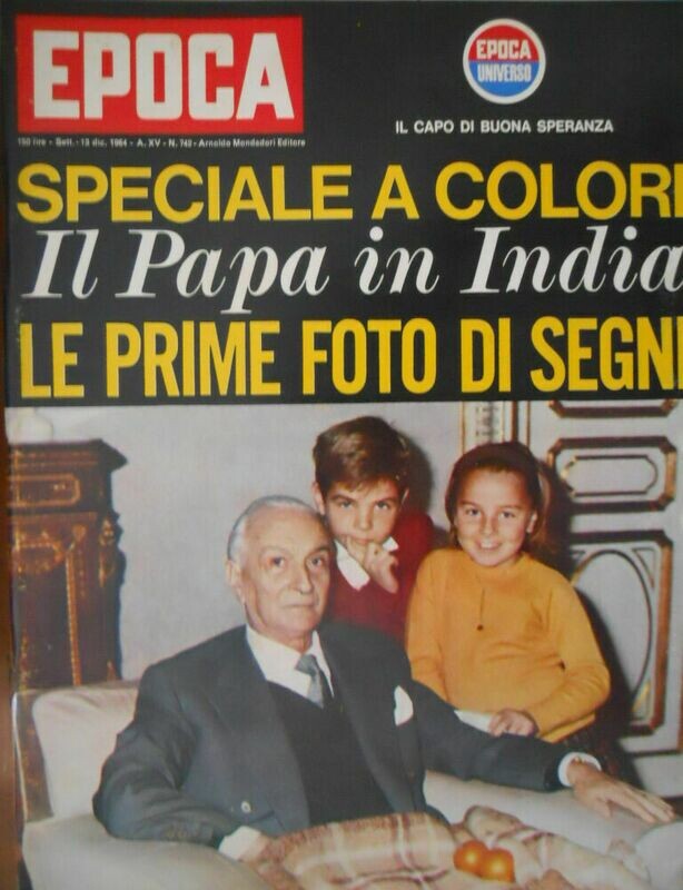 epoca rivista vintage 1964 anno XV N.742 - Mondadori ed