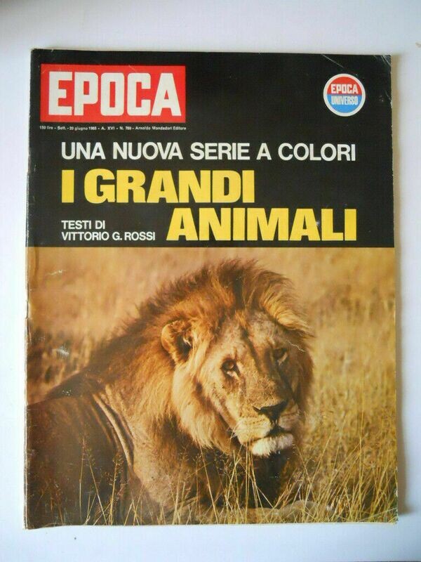 epoca rivista vintage 1965 anno XVI N.769 - Mondadori ed