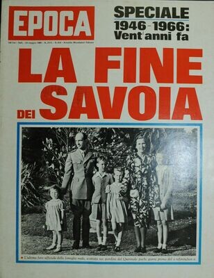 epoca rivista vintage 1966 - anno XVII N.818 - Mondadori ed