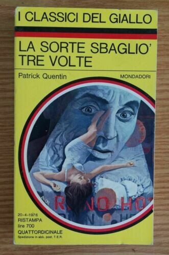 i classici del giallo mondadori n.241 la sorte sbagliò tre volte