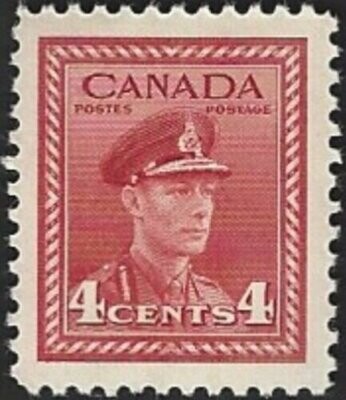 Francobollo - Canada - King George VI - 4 C - 1943 - Usato