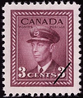 Francobollo - Canada - King George VI - 3 C - 1943 - Usato
