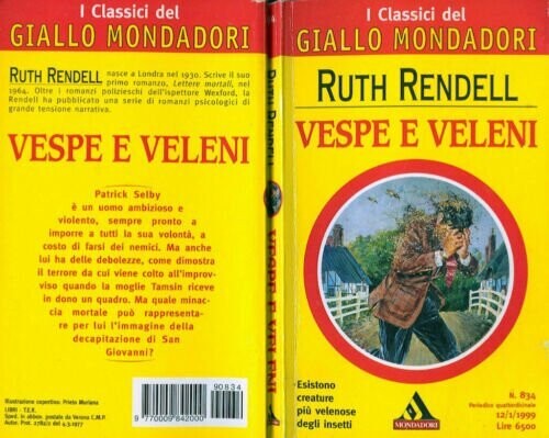 i classici del giallo mondadori n.834 vespe e veleni