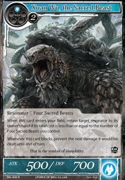 Xuan Wu, the Sacred Beast- FOW -SKL-ITA-NM