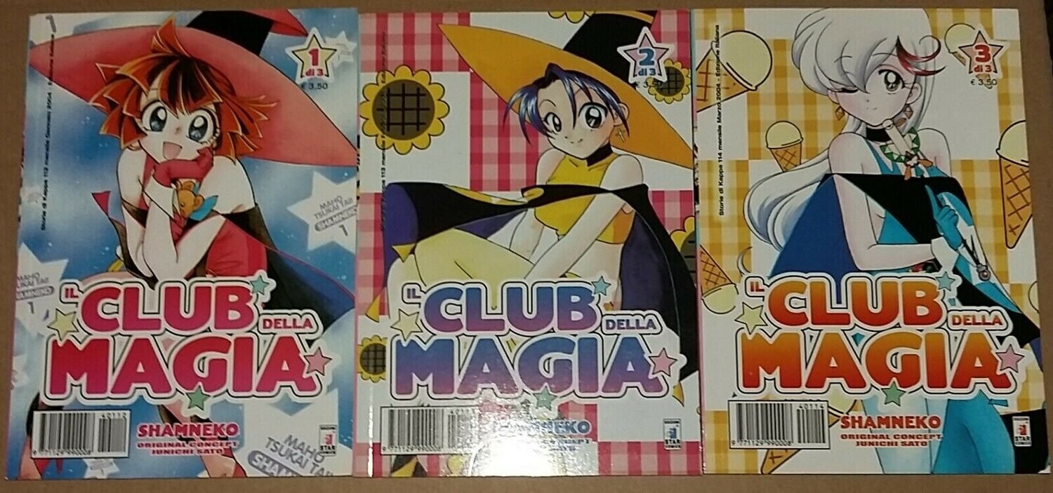 il club della magia serie completa 3 volumi - ed. star comics