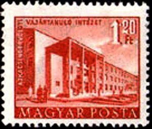 Francobollo - Ungheria - Mining academy, Ajkacsinger - 1,20 Ft - 1958 -Non Usato