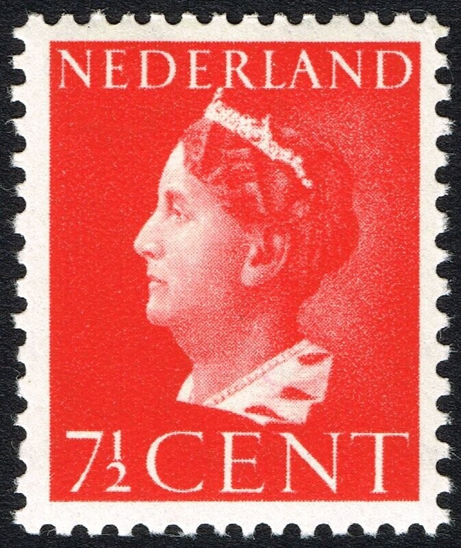 Francobollo - Paesi Bassi (Olanda) - Queen Wilhelmina (1880-1962) - 7 1/2  C - 1940 - Usato