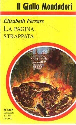 il giallo mondadori N.2457 - La pagina strappata