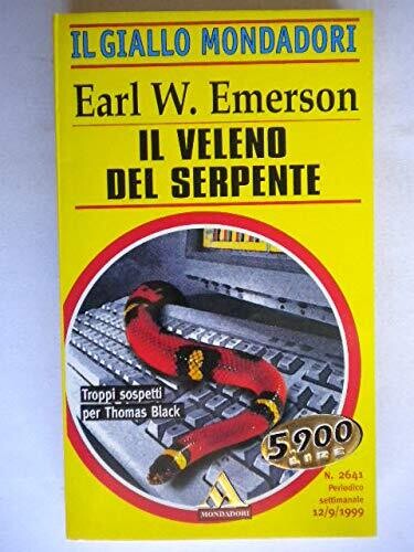 il giallo mondadori n.2641 il veleno del serpente