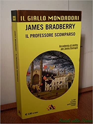 il giallo mondadori n.2921 il professore scomparso