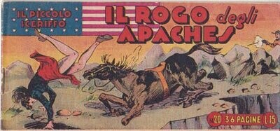 il piccolo sceriffo - n.20 - il rogo degli apaches - torelli editore