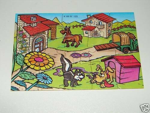 Kinder puzzle K99 N°125