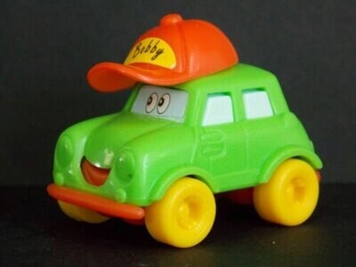 kinder sorpresa K03-93 - Funny Cars - Bobby con cappello arancione