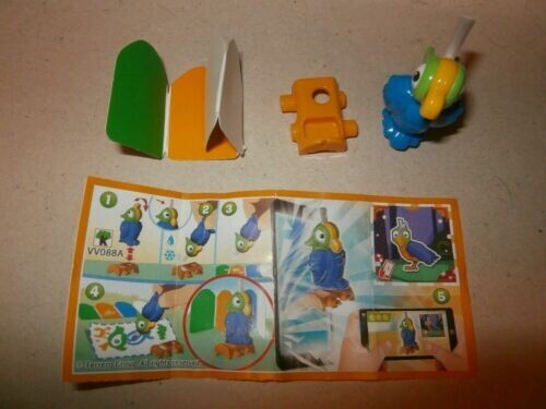 Kinder sorpresa VV088A - Kinder  Flying Brushes - PAPPAGALLO + BPZ