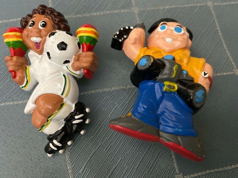 Kinder - ventose anni 90 lotto di 2 personaggi