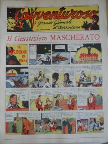 L'avventuroso anno II N.8 - Casa editrice nerbini firenze  1986 - - ristampa anastatica