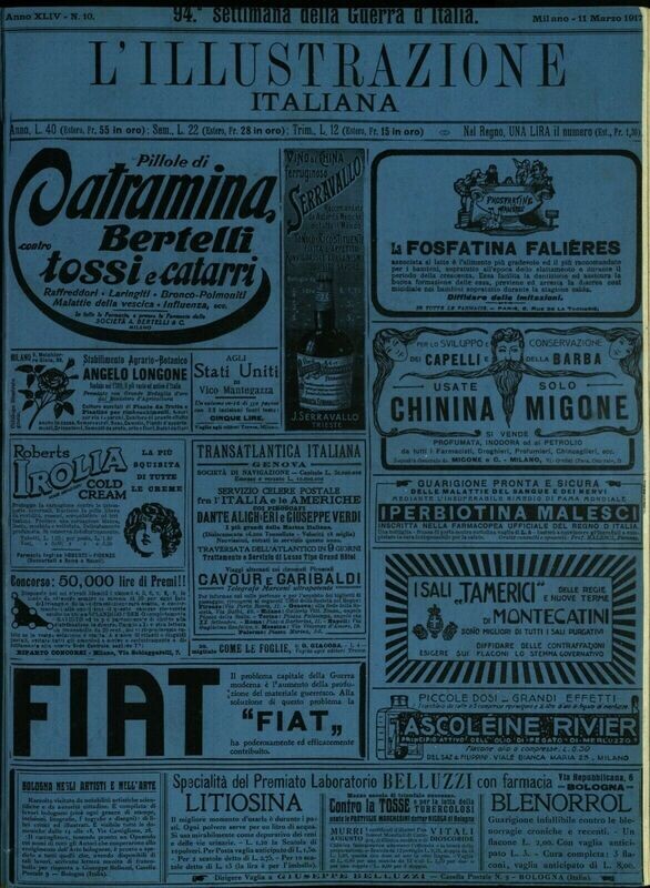 L'illustrazione Italiana anno XLIV N.10 del 1917