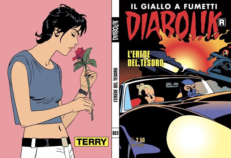 Diabolik ristampa - N.683- L'EREDE DEL TESORO
