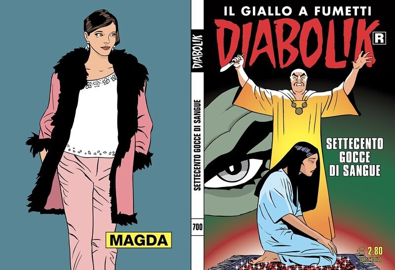 Diabolik ristampa - N.700 - SETTECENTO GOCCE DI SANGUE