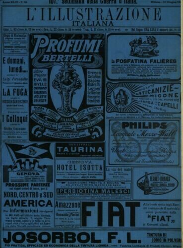 L'illustrazione Italiana anno XLIV N.23 del 1917