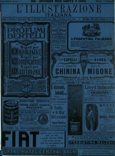 L'illustrazione Italiana anno XLIV N.24 del 1917