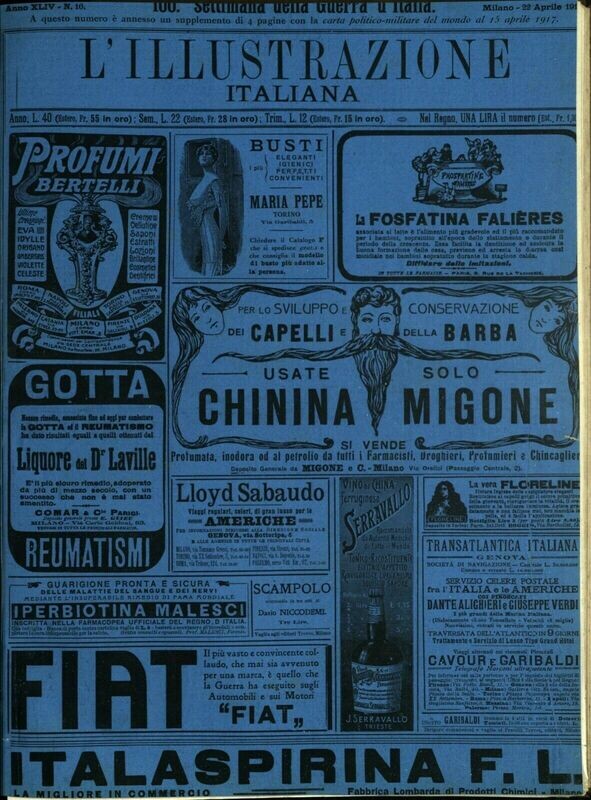 L'illustrazione Italiana anno XLIV N.16 del 1917