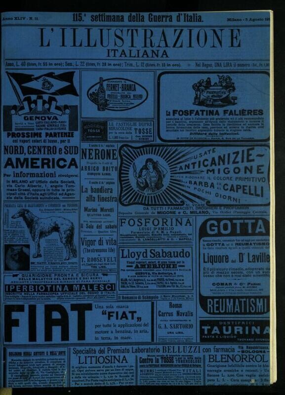 L'illustrazione Italiana anno XLIV N.31 del 1917