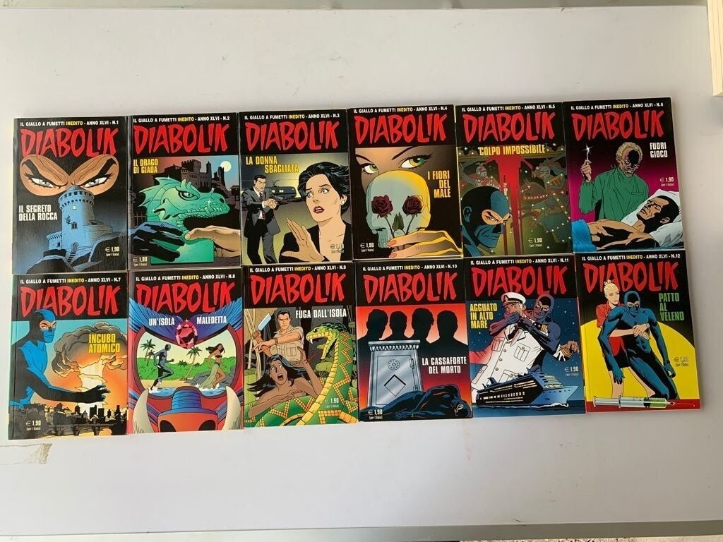 Diabolik - Annata completa XLVI - 12 Numeri