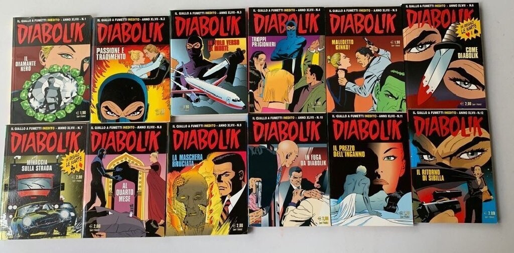 Diabolik - Annata completa XLVII - 12 Numeri