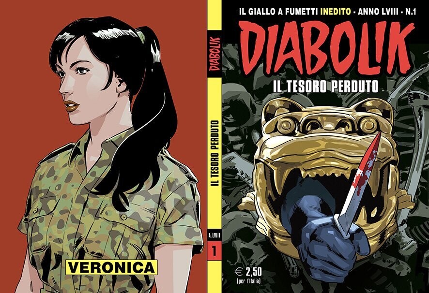Diabolik - Anno LVIII - N.1 - IL TESORO PERDUTO