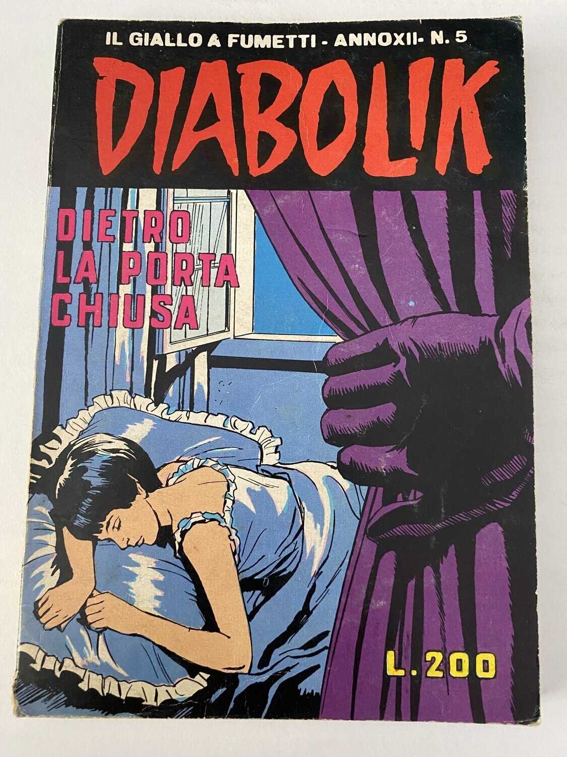 Diabolik - Anno XII - N.5 - DIETRO LA PORTA CHIUSA