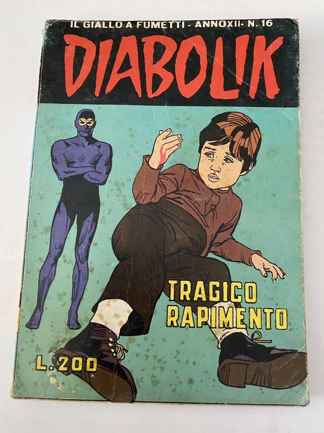 Diabolik - Anno XII - N.16 - TRAGICO RAPIMENTO