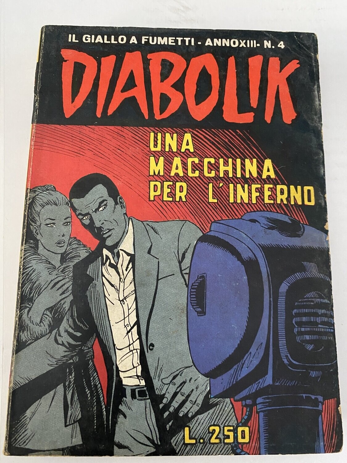 Diabolik - Anno XIII - N.4 - UNA MACCHINA PER L'INFERNO
