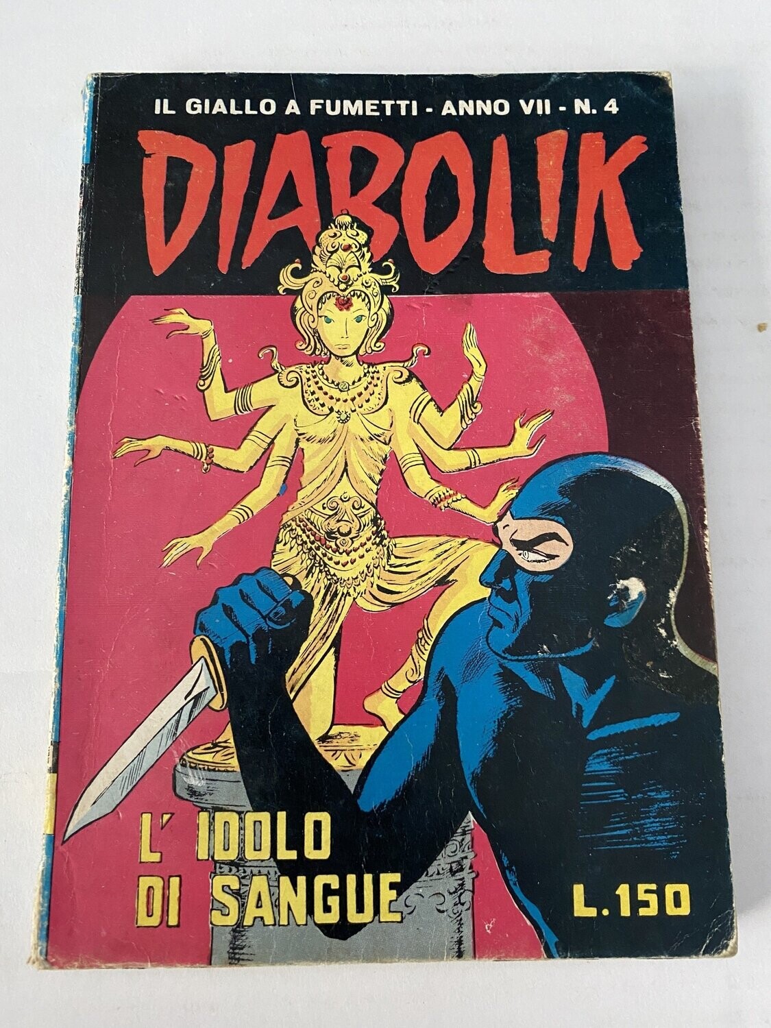 Diabolik - Anno VII - N.4 - Terrore con Allegato cartolina FILM