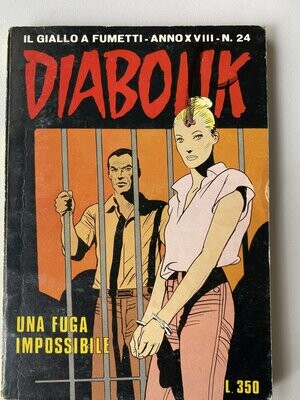 Diabolik - Anno XVIII - N.24 - UNA FUGA IMPOSSIBILE