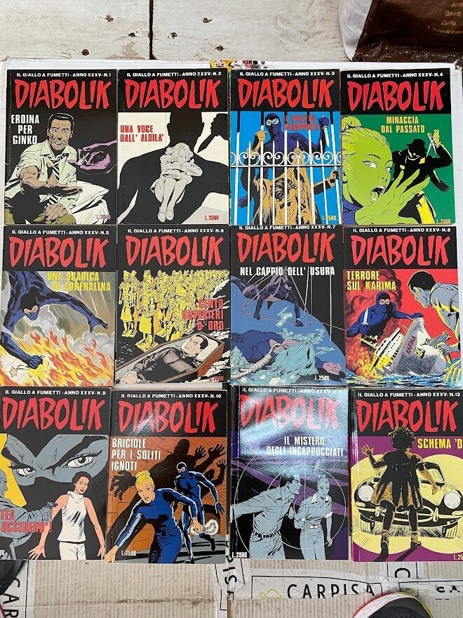 Diabolik - Annata completa XXXV - 12 Numeri