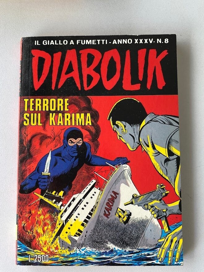 Diabolik - Anno XXXV - N.8 - TERRORE SUL KARIMA