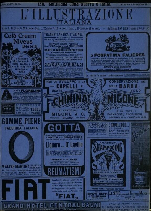 L'illustrazione Italiana anno XLIV N.36 del 1917